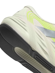 adidas White/Green Galaxy 8 Running Trainers - Image 9 of 9