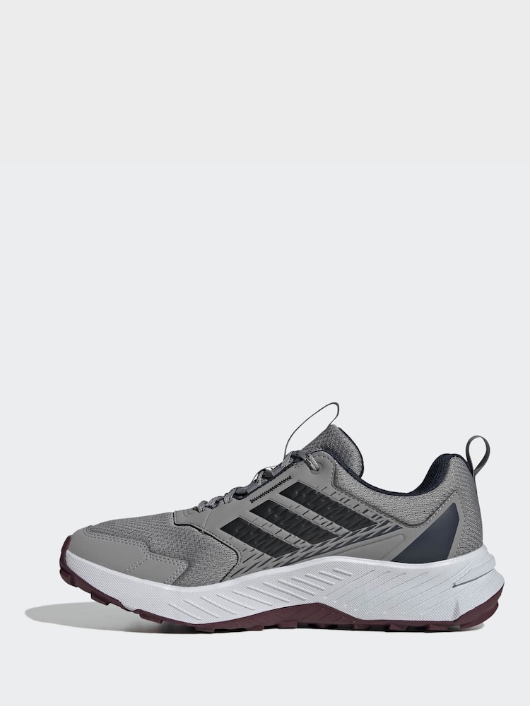 adidas Terrex Grey Tracefinder 2 Trail Running Trainers - Image 2 of 8 adidas Terrex Grey Tracefinder 2 Trail Running Trainers - Image 2 of 8