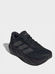 adidas Black Galaxy 8 Running Trainers - Image 2 of 10