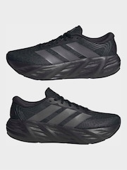 adidas Black Galaxy 8 Running Trainers - Image 3 of 10