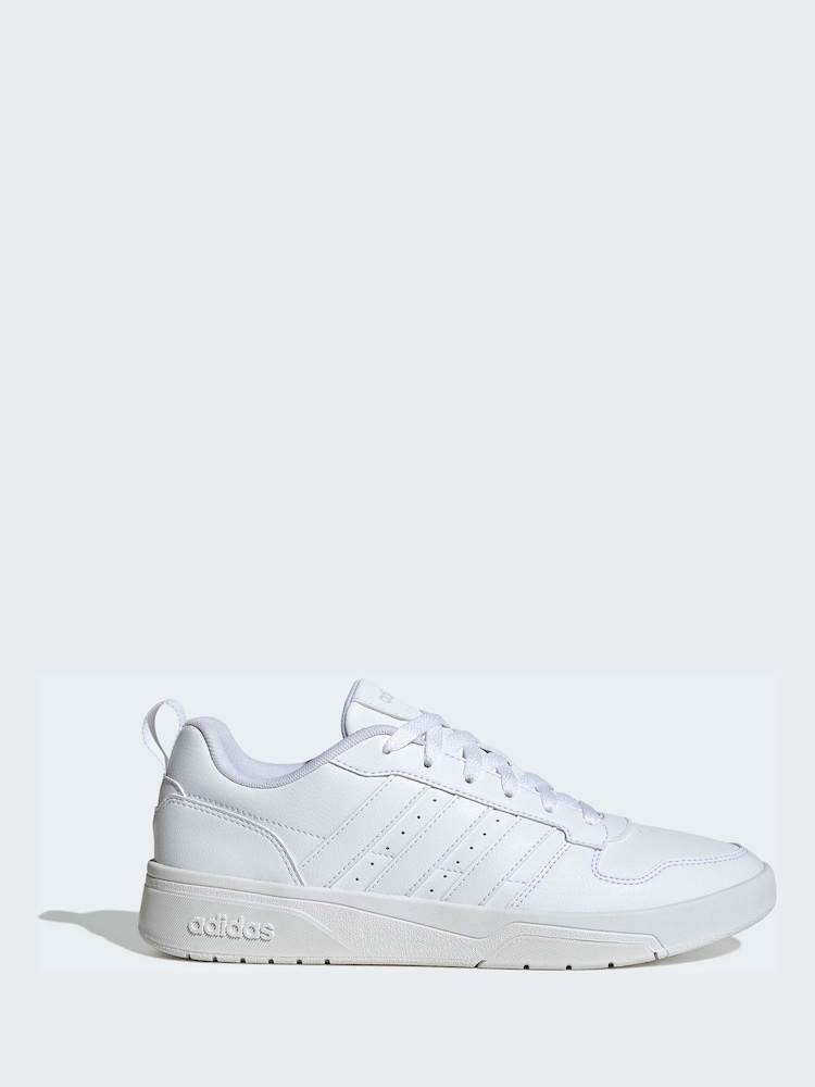 adidas White Courtwave Trainers - Image 1 of 9