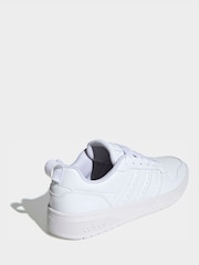 adidas White Courtwave Trainers - Image 4 of 9