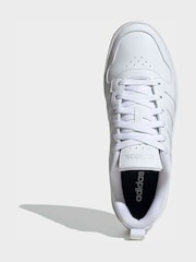 adidas White Courtwave Trainers - Image 5 of 9