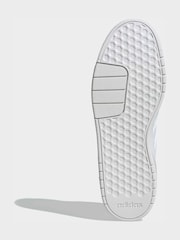 adidas White Courtwave Trainers - Image 6 of 9