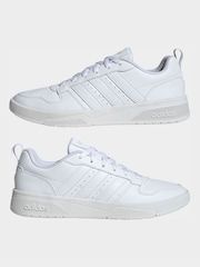 adidas White Courtwave Trainers - Image 7 of 9