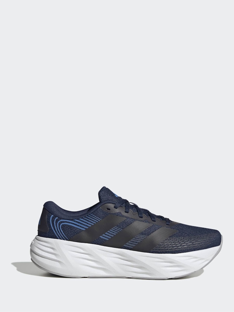 adidas Blue Galaxy 8 Running Trainers - Image 1 of 8