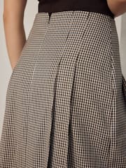 Neutral Dogtooth Midi Kilt - Image 5 of 5