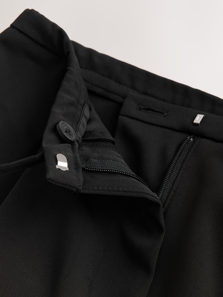 Black Tie Waist Wide Leg Trousers - Image 3 of 3 Black Tie Waist Wide Leg Trousers - Image 3 of 3