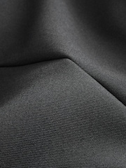 Black V-Neck Collarless Blazer - Image 8 of 11