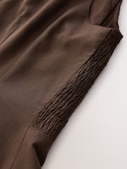 Marron - Peplum V-Neck Top - Image 7 de 8