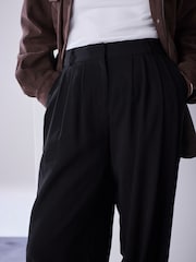 Noir - Balloon Leg Tailored Trousers - Image 5 de 9