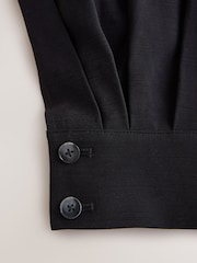 Noir - Balloon Leg Tailored Trousers - Image 9 de 9