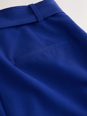 Kobaltblau - Hose mit weitem Bein und Gürtel - Bild 7 von 7