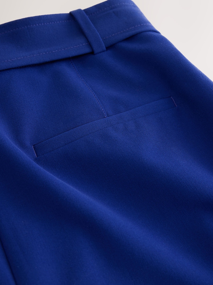Kobaltblau - Hose mit weitem Bein und Gürtel - Bild 7 von 7 Kobaltblau - Hose mit weitem Bein und Gürtel - Bild 7 von 7