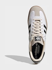 adidas Originals White Samba OG Trainers - Image 6 of 10