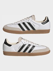 adidas Originals White Samba OG Trainers - Image 8 of 10