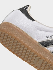 adidas Originals White Samba OG Trainers - Image 9 of 10