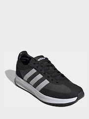 adidas Black Run 70s 2.0 Knit Trainers - Image 3 of 8