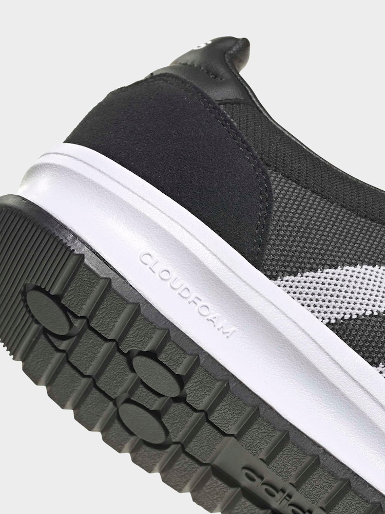 adidas Black Run 70s 2.0 Knit Trainers - Image 8 of 8