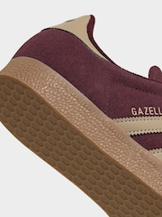 adidas Originals Burgundy Gazelle Trainers - Image 7 of 8