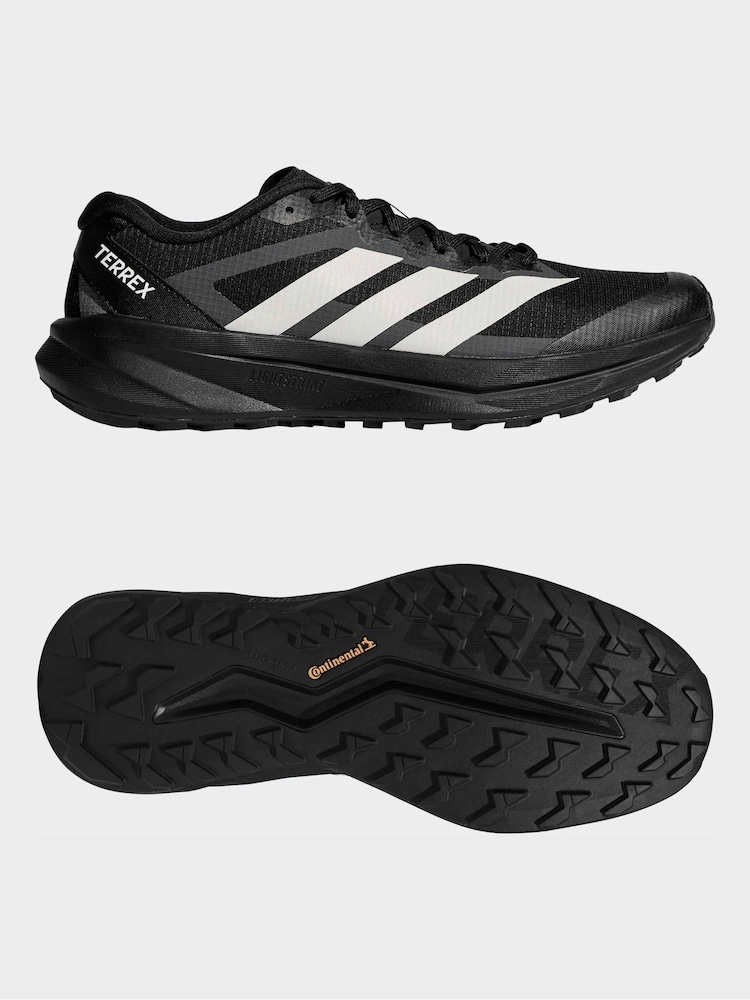 adidas Black Terrex Agravic Lite Trainers - Image 10 of 10