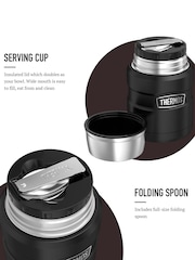 Thermos Matt Black SK3000 470ml GTB Stainless King Food Flask - Image 3 of 3
