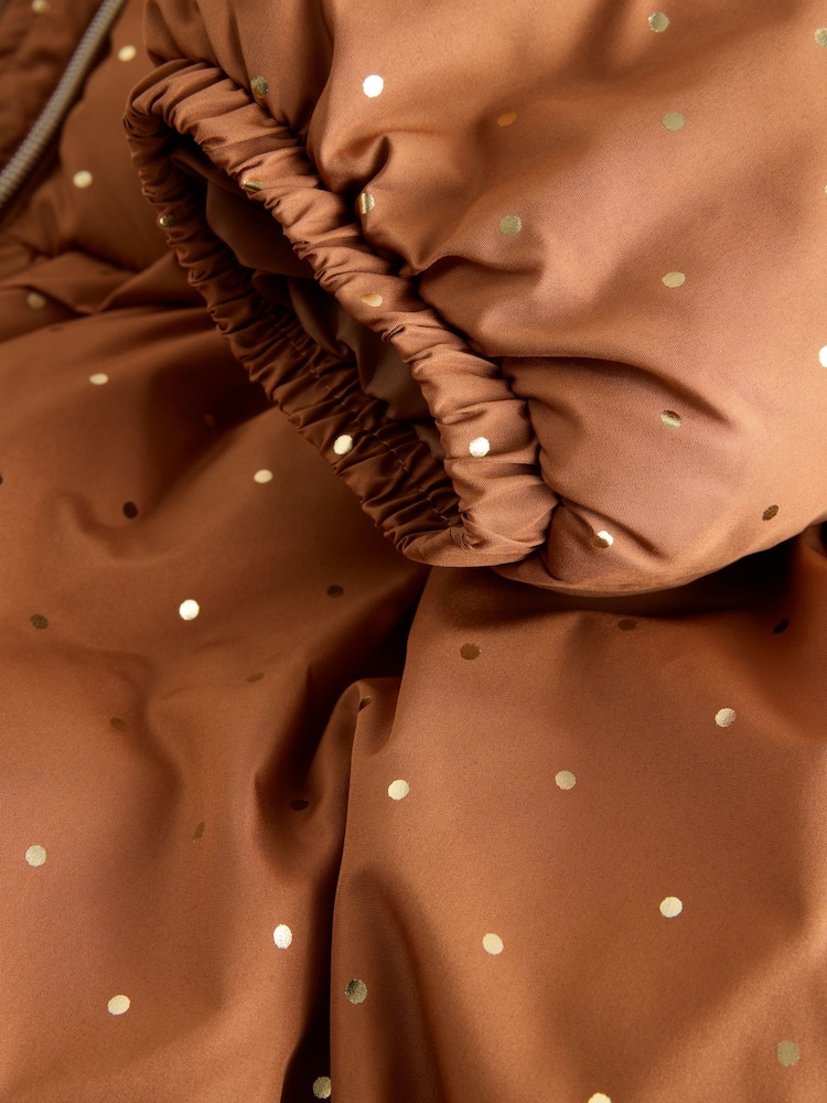 Toffee Gold Shower Resistant Padded Coat (3mths-7yrs) - Image 10 of 10 Toffee Gold Shower Resistant Padded Coat (3mths-7yrs) - Image 10 of 10