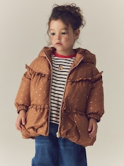 Toffee Gold Shower Resistant Padded Coat (3mths-7yrs) - Image 2 of 10