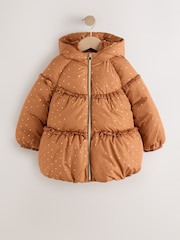 Toffee Gold Shower Resistant Padded Coat (3mths-7yrs) - Image 6 of 10