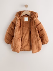 Toffee Gold Shower Resistant Padded Coat (3mths-7yrs) - Image 7 of 10