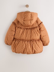 Toffee Gold Shower Resistant Padded Coat (3mths-7yrs) - Image 8 of 10