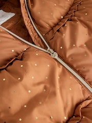 Toffee Gold Shower Resistant Padded Coat (3mths-7yrs) - Image 9 of 10