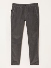 Gris de charbon de bois - Pantalon droit en velours côtelé FatFace - Image 5 de 5