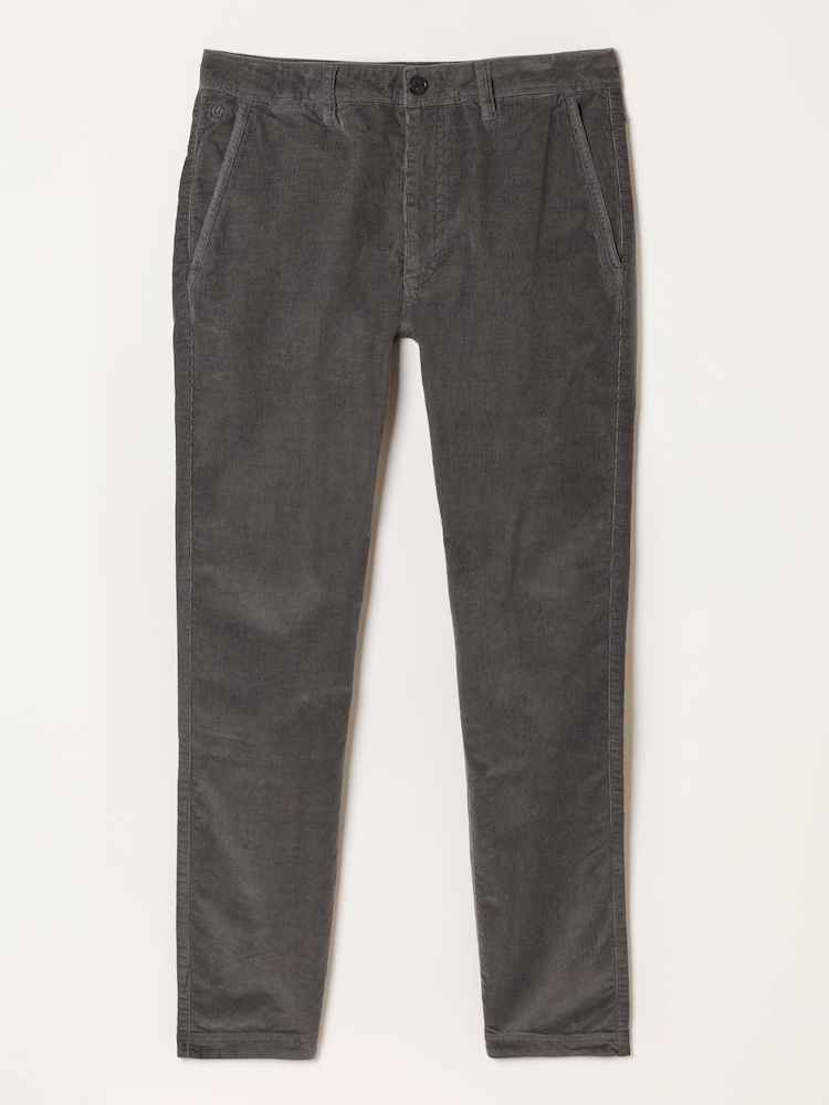 Gris de charbon de bois - Pantalon droit en velours côtelé FatFace - Image 5 de 5 Gris de charbon de bois - Pantalon droit en velours côtelé FatFace - Image 5 de 5