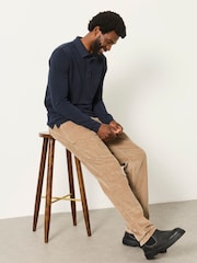 FatFace Natural Cord Straight Fit Trousers - Image 5 of 6