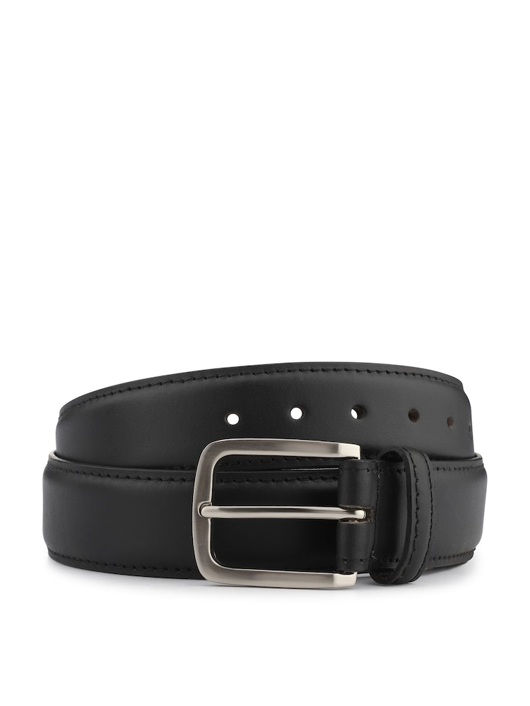 Jones Bootmaker Black Urban Leather Belt - Image 1 of 3 Jones Bootmaker Black Urban Leather Belt - Image 1 of 3