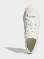 adidas White Jump Hook Low Trainers - Image 5 of 8