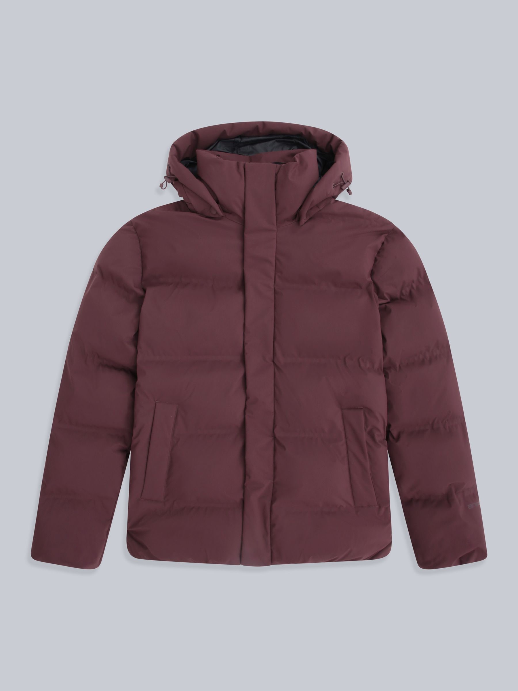 Animal Men's Burgundy 'Nimbus' Breathable Adjustable Hood Thermal Tested Padded Jacket In | : 2XL - Image 2