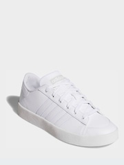 adidas White Jump Hook Low Trainers - Image 1 of 8