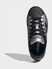 adidas Grey Street Talk Lace Junior Trainers - Image 8 of 9