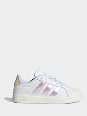 לבן - adidas נעלי ספורט לילדים, דגם Streettalk - תמונה 2 מתוך 9