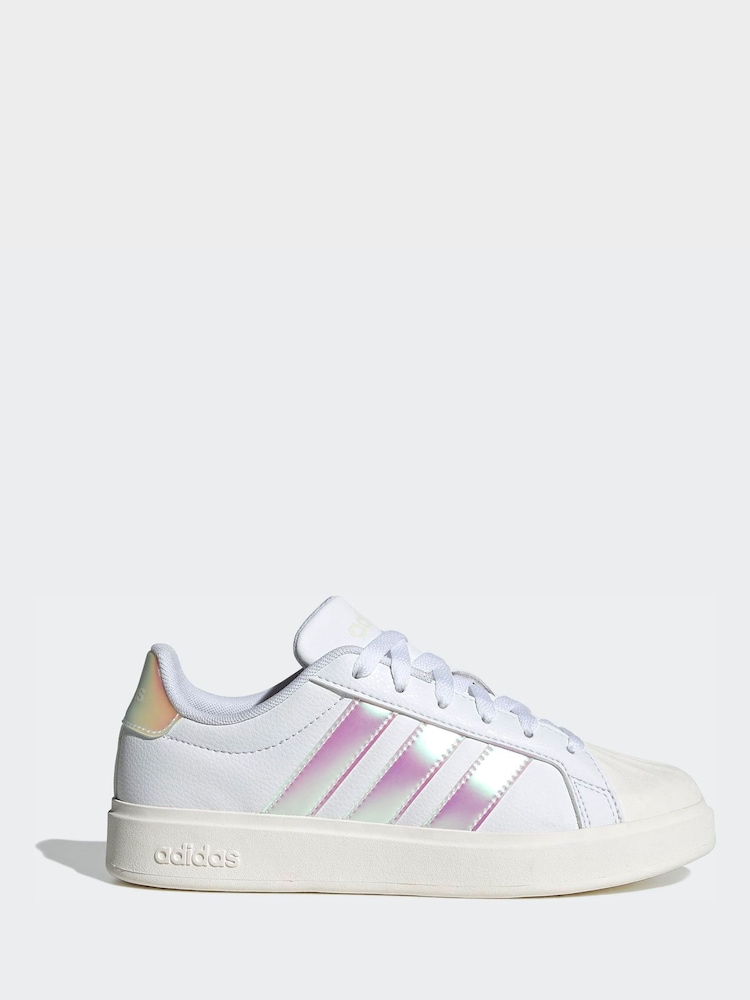 לבן - adidas נעלי ספורט לילדים, דגם Streettalk - תמונה 2 מתוך 9