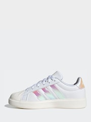 לבן - adidas נעלי ספורט לילדים, דגם Streettalk - תמונה 3 מתוך 9