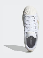 לבן - adidas נעלי ספורט לילדים, דגם Streettalk - תמונה 5 מתוך 9