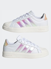 לבן - adidas נעלי ספורט לילדים, דגם Streettalk - תמונה 7 מתוך 9