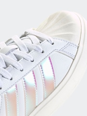 לבן - adidas נעלי ספורט לילדים, דגם Streettalk - תמונה 8 מתוך 9