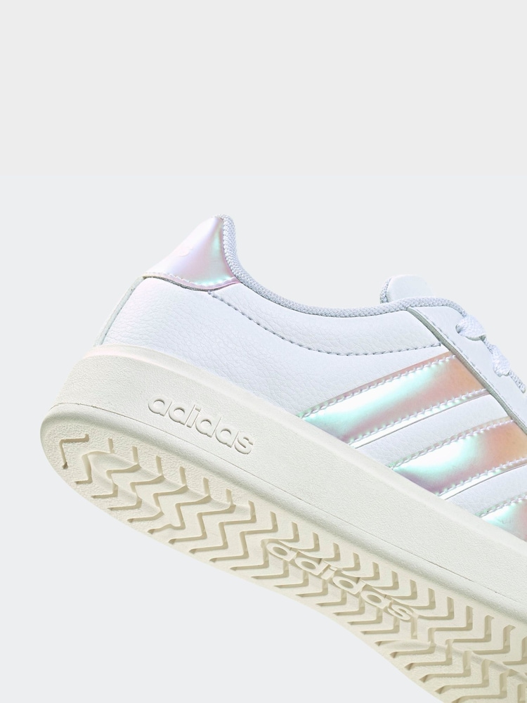 לבן - adidas נעלי ספורט לילדים, דגם Streettalk - תמונה 9 מתוך 9