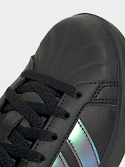שחור - adidas נעלי ספורט לילדים, דגם Streettalk - תמונה 8 מתוך 9