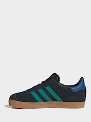 adidas Originals Black Junior Gazelle Trainers - Image 4 of 8