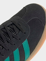adidas Originals Black Junior Gazelle Trainers - Image 8 of 8